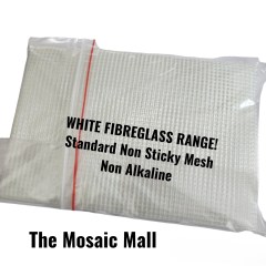 Fibreglass Mosaic Mesh - use to make mosaics, stick to the mesh.